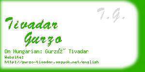 tivadar gurzo business card